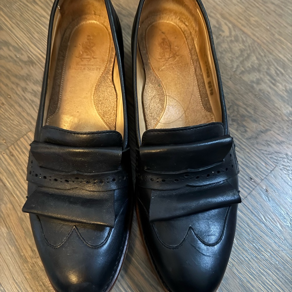 The Office of Angela Scott Black Loafers